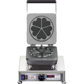 Silex single wafelijzer, gietijzeren platen, hartvormig, T-511 AT