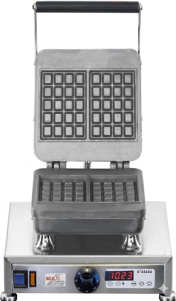 Silex single wafelijzer, gietijzeren platen, Brusselse wafel, T-521 AT
